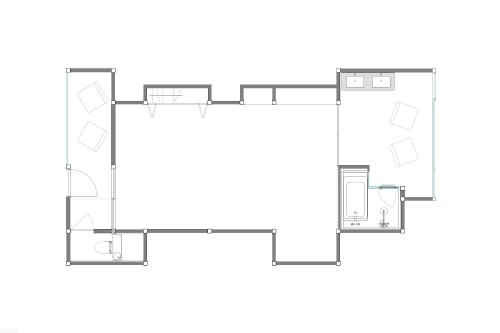a floor plan of a house at Koyasan Sanadabo Rengejoin in Koyasan