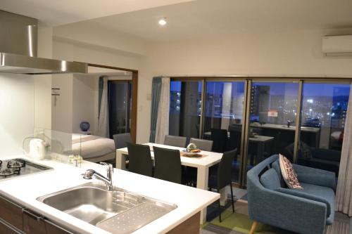 Un lugar para sentarse en A.T. Hotel Hakata