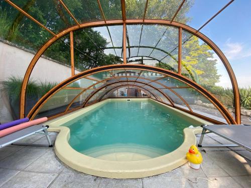 Casa Schindlerの敷地内または近くにあるプール