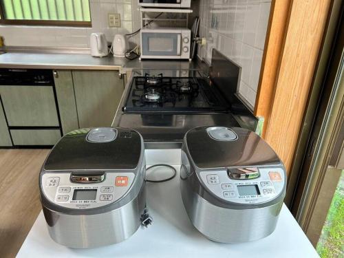 Una cocina o zona de cocina en 笑竹庵