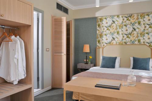 Cama o camas de una habitación en Airotel Stratos Vassilikos Hotel