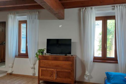 TV a/nebo společenská místnost v ubytování Casa di Chicca
