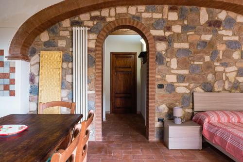 Posezení v ubytování Appartamento rustico toscano