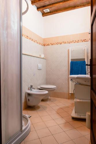 Koupelna v ubytování Appartamento rustico toscano