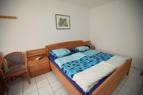 Voodi või voodid majutusasutuse Wohnung Kranich 36 toas