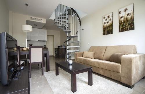 Гостиная зона в Apartamentos Pinar Malaga Centro