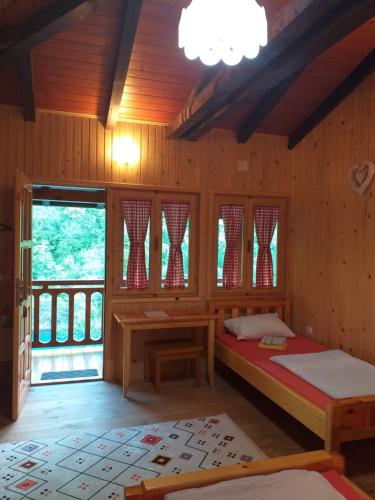 Postel nebo postele na pokoji v ubytování Motel Bavaria