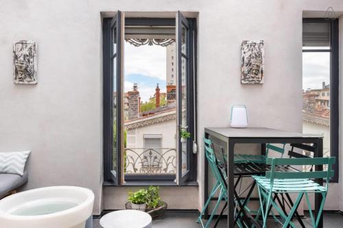 Le Duplex - Amazing flat overlooking the rooftops of Lyon