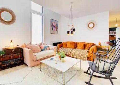 Appartement lumineux, 6p, toit terrasse