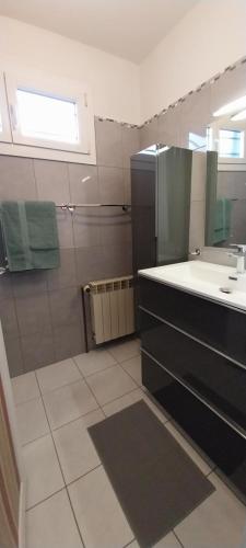 Et badeværelse på La maison verte