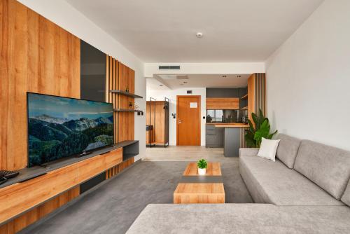 Кухня или мини-кухня в Hotel Bavaro

