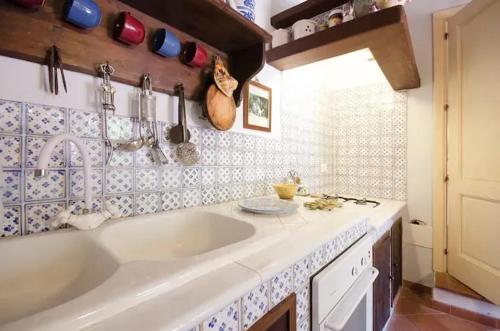 Ένα μπάνιο στο Charming villa in Taormina with sea view