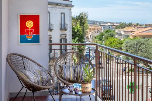 Balkón nebo terasa v ubytování MARE FUORI ROOMS