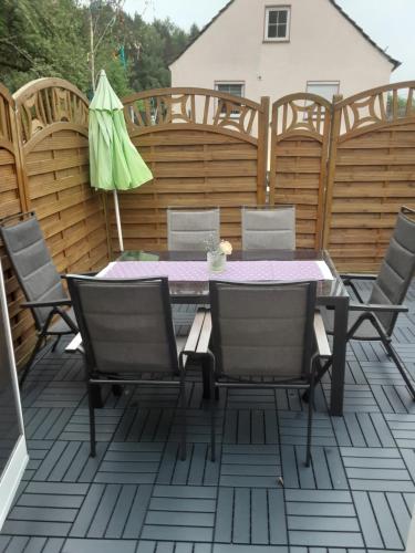 Patio nebo venkovní prostory v ubytování Garten der Ruhe