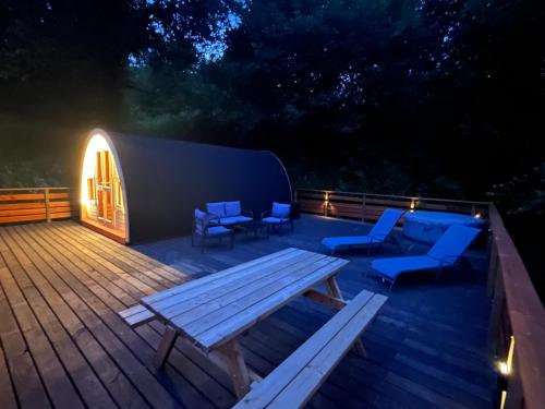 Fotografie z fotogalerie ubytování Aux Étangs de Jourgnac - Cabane MégaPod v destinaci Jourgnac