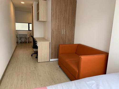 Posezení v ubytování Apartahotel Connect Bogotá