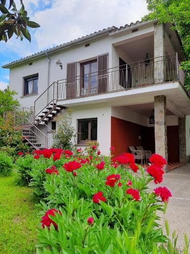 Κήπος έξω από το Apartamento con encanto Can Brugada