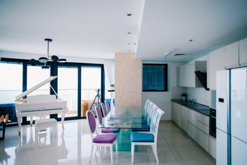 Posezení v ubytování Maybach penthouse