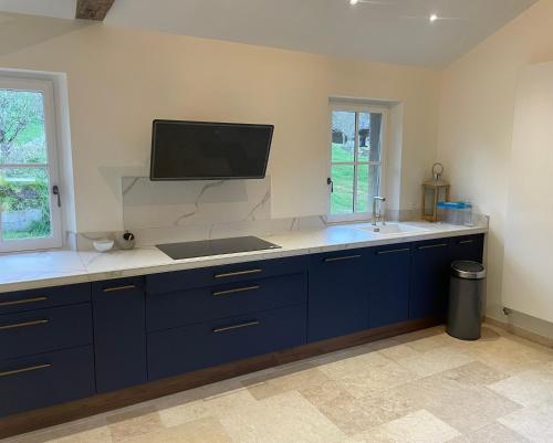 Kuchyň nebo kuchyňský kout v ubytování Charmante maison de campagne percheronne