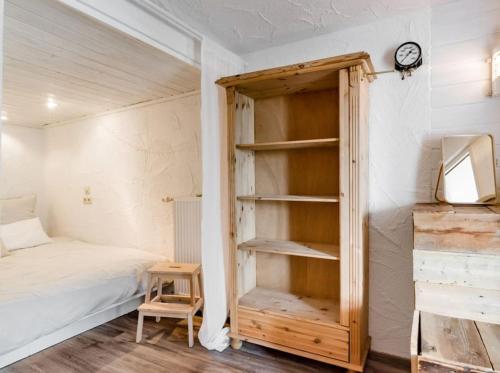 Ένα ή περισσότερα κρεβάτια σε δωμάτιο στο Skandi Wohnung auf dem Klotzberg/tolle Aussicht