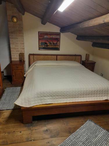 Ένα ή περισσότερα κρεβάτια σε δωμάτιο στο CASA ALESSIA MONOLOCALE