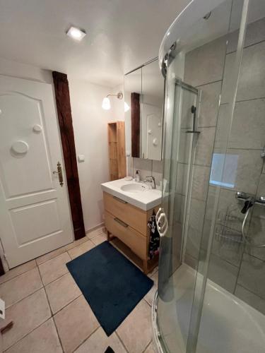 Koupelna v ubytování Le Nid - Maison accueillante avec accès donnant sur le Cher