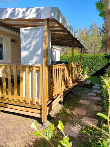 Mobil home, camping 4* Lac privé