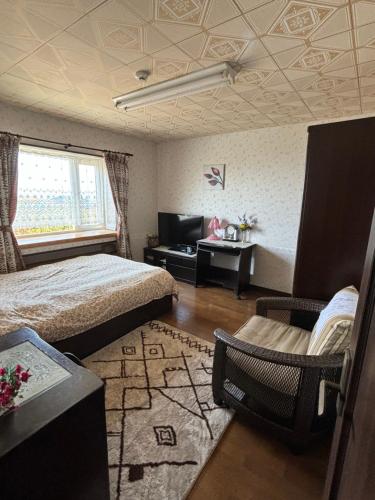 Postel nebo postele na pokoji v ubytování 湯姐家