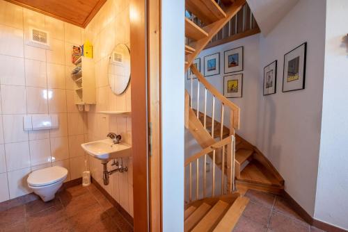 Koupelna v ubytování Haus 34 Top 2