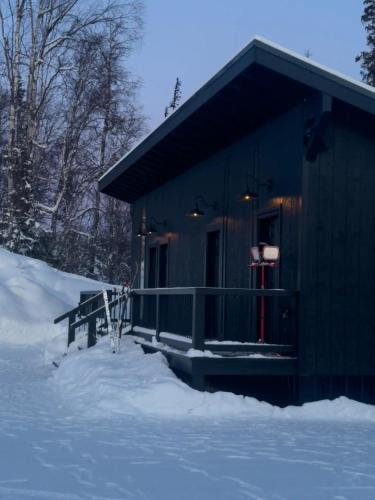Το Talkeetna Aerie Adventure Lodge τον χειμώνα