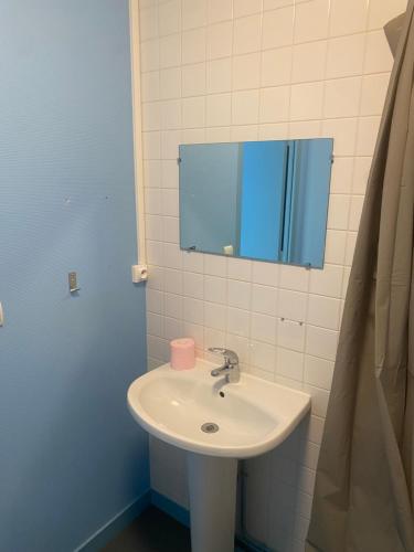 Koupelna v ubytování les moulins - chambre 1