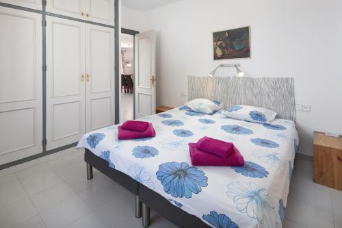 Postel nebo postele na pokoji v ubytování Villa Mimosa