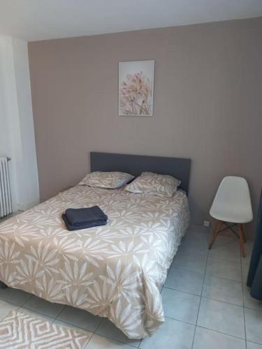 Postel nebo postele na pokoji v ubytování App 2 pièces 2 lits