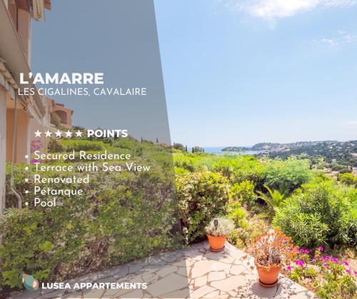 L'AMARRE, Magnifique vue - hauteurs de Cavalaire