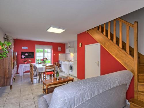 Χώρος καθιστικού στο Apartment Au Coeur de la Baie by Interhome
