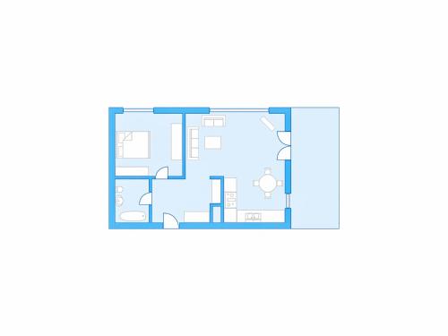 a floor plan of a house at Apartment Mon Repos by Interhome in Davos