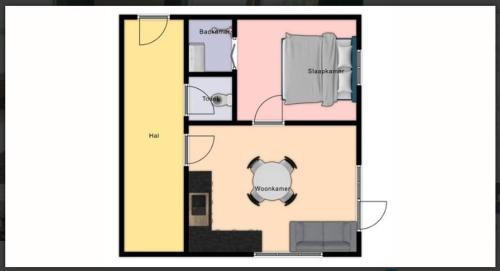 a floor plan of a house at Sonnberg in Stall
