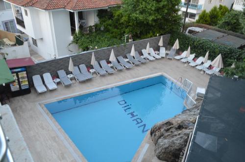 Πισίνα στο ή κοντά στο Dilhan Hotel