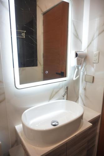 Koupelna v ubytování Avioré Hotel Tacloban