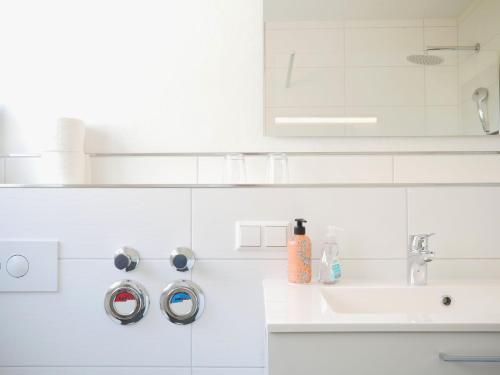 Ένα μπάνιο στο Ferienwohnung Walter