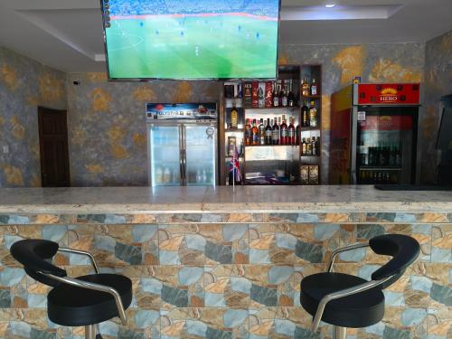 J Blitz International Hotelにあるラウンジまたはバー