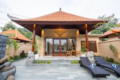 Zahrada ubytování Tirtha Dawa Villa