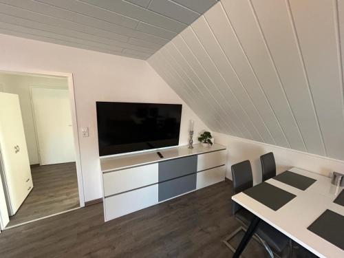 TV a/nebo společenská místnost v ubytování Erholung an der Nordsee