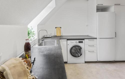 2 Bedroom Nice Apartment In Vordingborgにあるキッチンまたは簡易キッチン