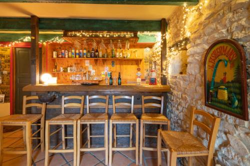 Ο χώρος του lounge ή του μπαρ στο Bed and Bourgogne