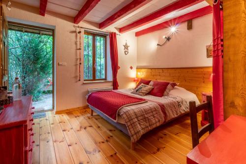 Ένα ή περισσότερα κρεβάτια σε δωμάτιο στο Bed and Bourgogne