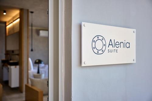 a sign on a wall that reads atanta suite at Nami Suites - Alenia in Chania Town