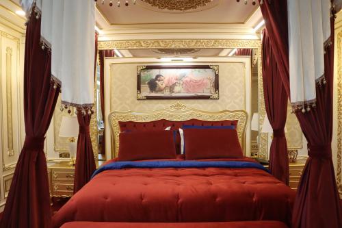 Cristal Erbil Hotelにあるベッド