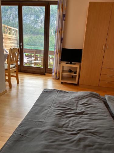 Cama o camas de una habitación en Gasthof Seestern