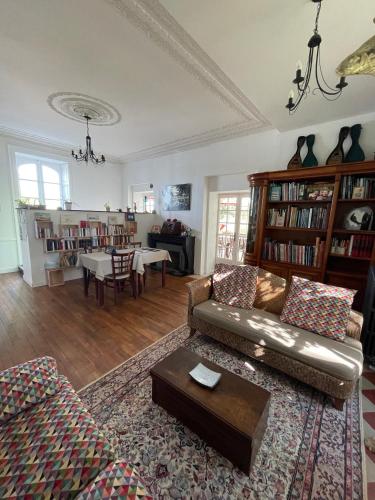 Χώρος καθιστικού στο La Houache Chambres d'Hôtes